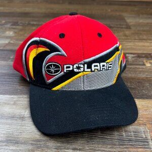 NEW Pure Polaris Scrambler Hat Cap Adjustable Moto ATV Embroidered Retro